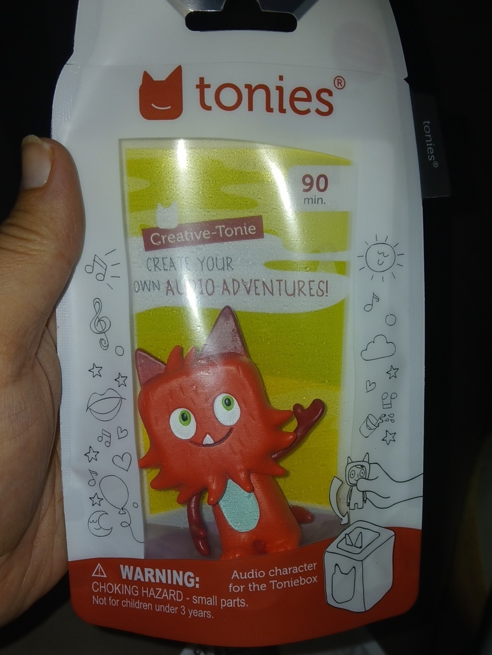 tonies Creative-Tonie Red Audio Character for Kids